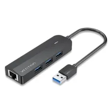 VENTION CHNBB 3-Port USB 3.0 Hub with Gigabit Ethernet Adapter