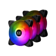 XIGMATEK Galaxy III Essential 120mm RGB Case Fan (3 Pack)