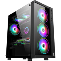 Carbono Gaming CG02XZ Ultra Gaming Mid Tower Casing