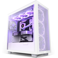 NZXT H6 Flow RGB Compact Dual-Chamber Mid-Tower Airflow Casing White