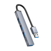 Orico USB A to USB 3.0 4 Port Aluminum Hub