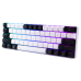 DAREU EK861S White on Black Wired RGB Mechanical Keyboard