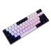 DAREU EK861S White on Black Wired RGB Mechanical Keyboard