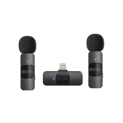 Boya BY-V2 Wireless Microphone System for iOS Device