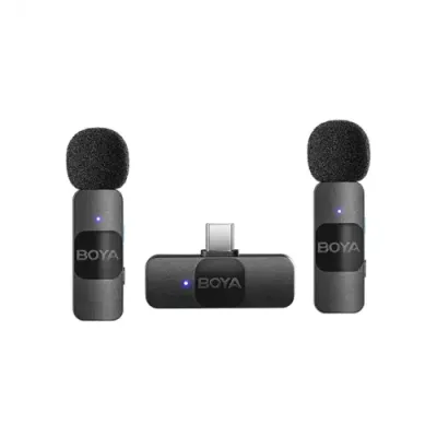 BOYA BY-V20 Ultracompact 2.4GHz Wireless Microphone System for Type-C Device