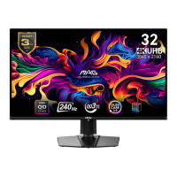 MSI MAG 321UPX QD-OLED 31.5" 4K UHD 240Hz Gaming Monitor