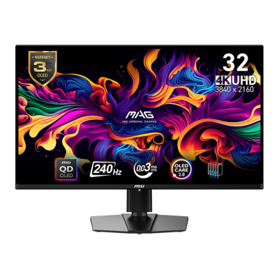 MSI MAG 321UPX QD-OLED 31.5" 4K UHD 240Hz Gaming Monitor