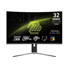 MSI MAG 32CQ6PF 31.5" 180Hz Rapid VA WQHD Curved Gaming Monitor