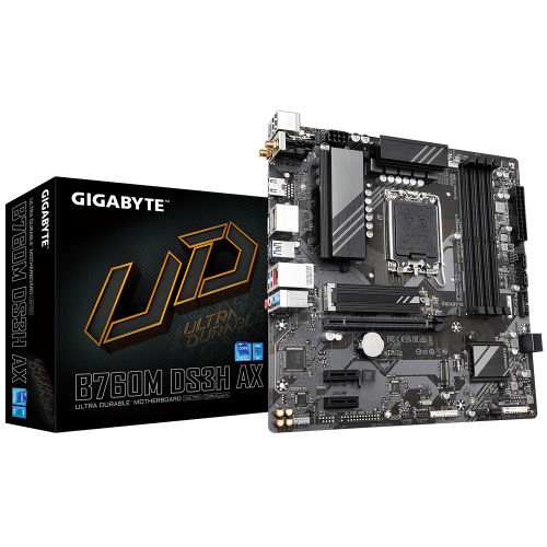 GIGABYTE B760M DS3H AX DDR5 Intel mATX Motherboard price in BD - PQS