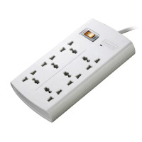 Huntkey SZM604 6 Ports 375 Joules Surge Protection Power Strip