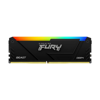 Kingston FURY Beast RGB 16GB DDR4 3200MHz Black Heatsink Desktop RAM