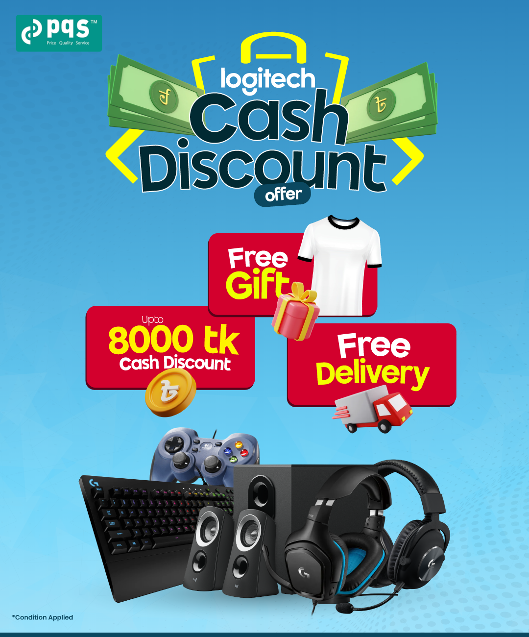 Logitech Cash Discount Offer