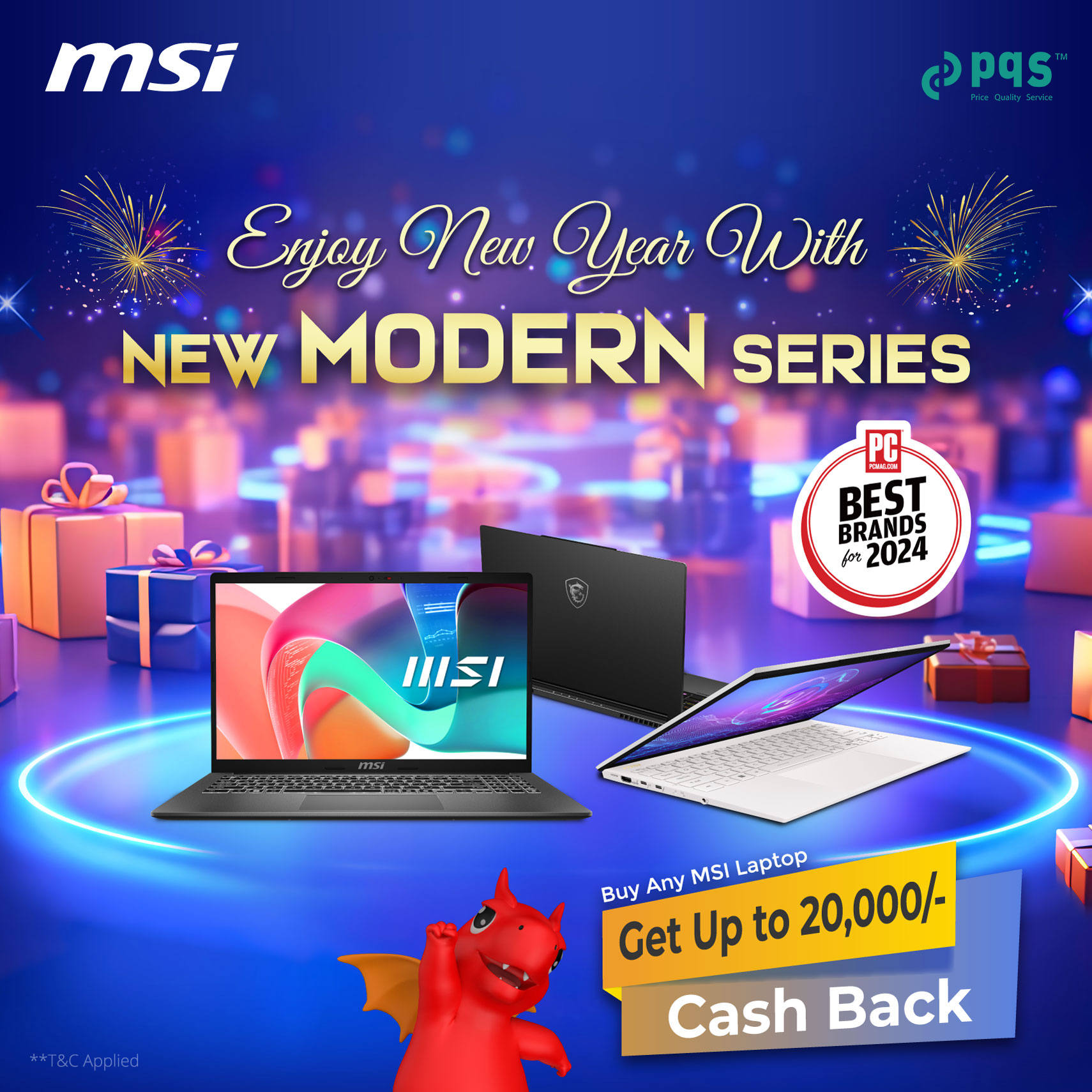 MSI Laptop New Year Sale Offer